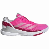 Adidas Crazyquick LS Padel Rose Argent Rouge Baskets Femme  Offre - Pas cher