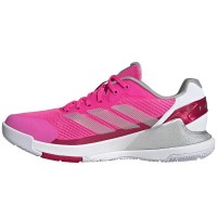 Adidas Crazyquick LS Padel Rose Argent Rouge Baskets Femme  Offre - Pas cher