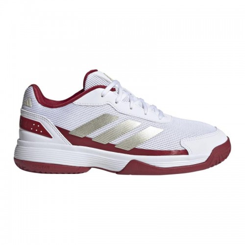 Tênis Adidas Crazyquick Padel Branco Vermelho Júnior