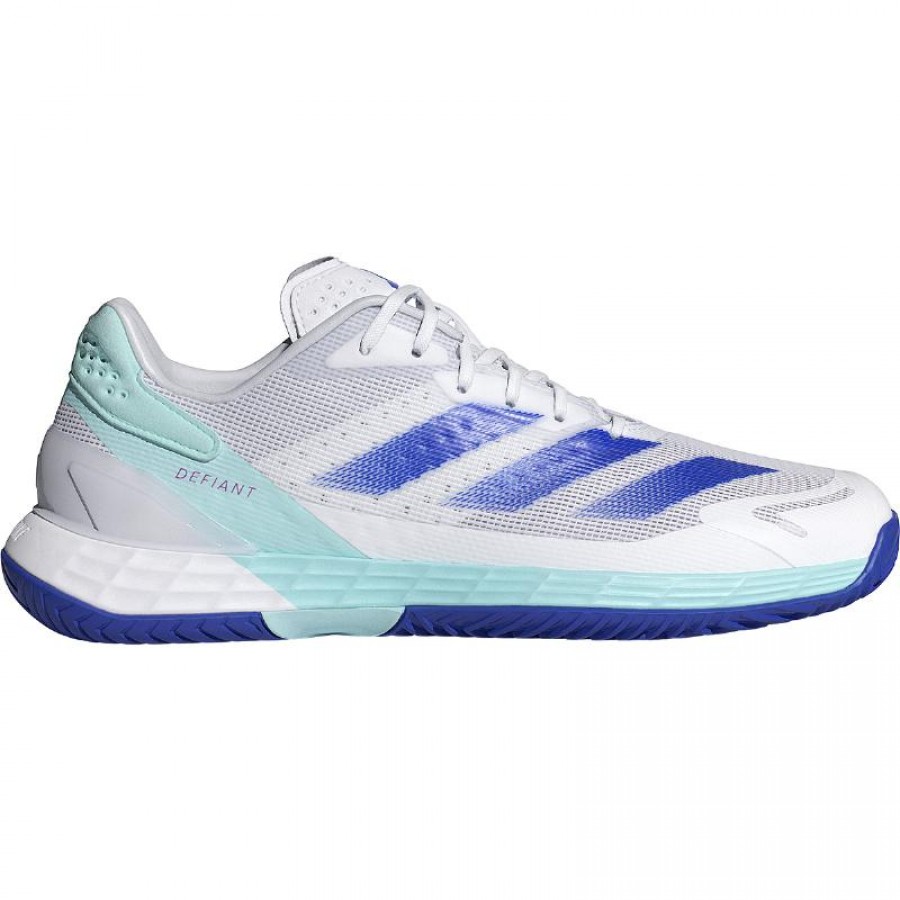 Adidas Defiant Speed 2 White Blue Aqua Sneakers  Offer + Cheap