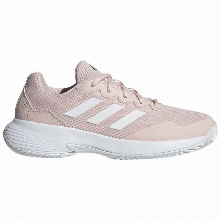 Adidas GameCourt 2.0 Rose Blanc Baskets Femme  Offre - Pas cher