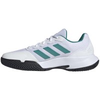 Adidas GameCourt 2 White Green Black Sneakers  Offer + Cheap