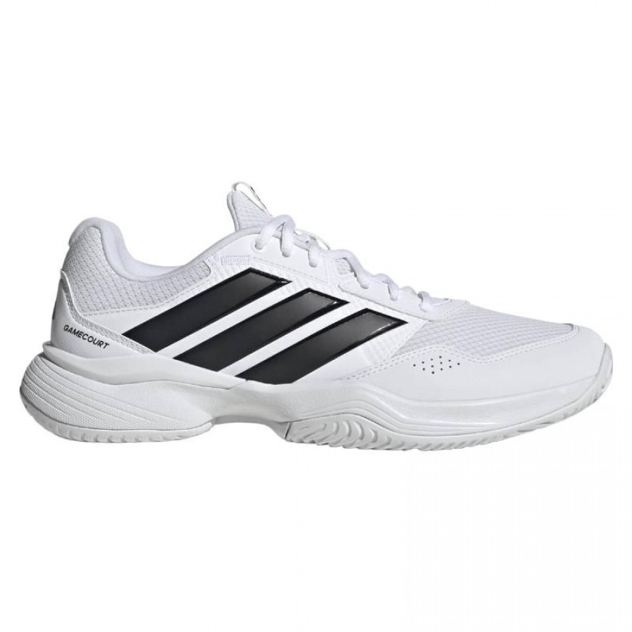 Tênis Adidas GameCourt 3 Brancos Pretos