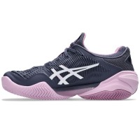Tênis Asics Court FF 3 Clay Indigo Azul Branco Feminino  Oferta + Barato