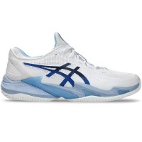 Baskets Asics Court FF 3 Novak Clay White Tuna Blue  Offre - Pas cher