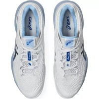 Baskets Asics Court FF 3 Novak Clay White Tuna Blue  Offre - Pas cher