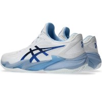 Baskets Asics Court FF 3 Novak Clay White Tuna Blue  Offre - Pas cher
