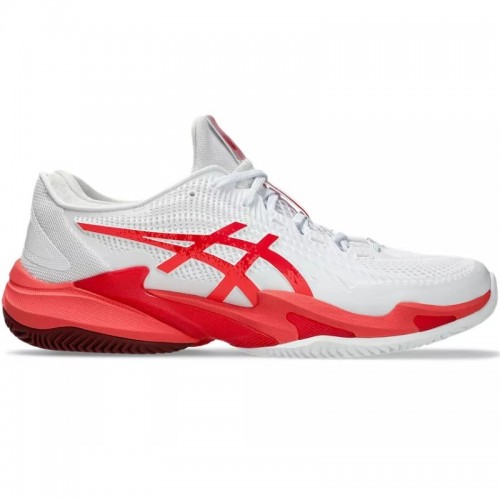 Asics Court FF 3 Novak Clay White Red Sneakers