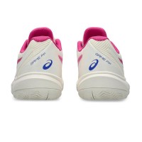 Zapatillas Asics Game FF Clay Crema Rosa Brillante Mujer  Oferta + Barato