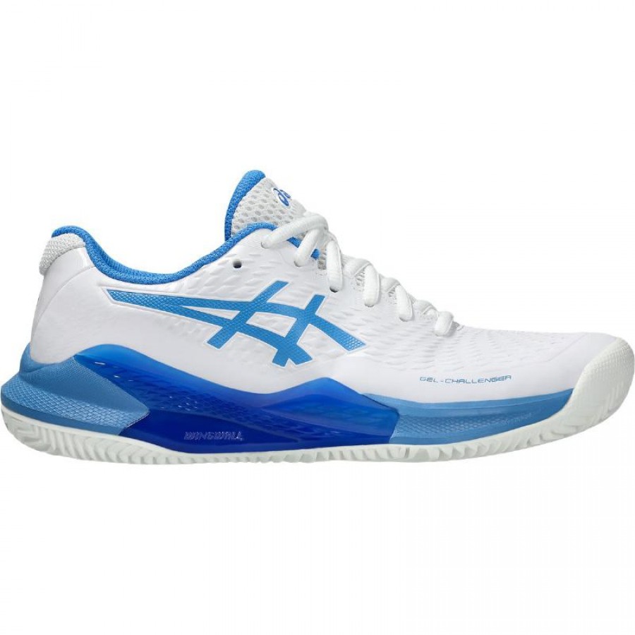 Zapatillas Asics Gel Challenger 14 Clay Blanco Azul Mujer  Oferta + Barato