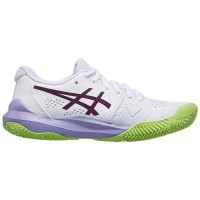 Zapatillas Asics Gel Challenger 14 Padel Blanco Malva Intenso Mujer  Oferta + Barato