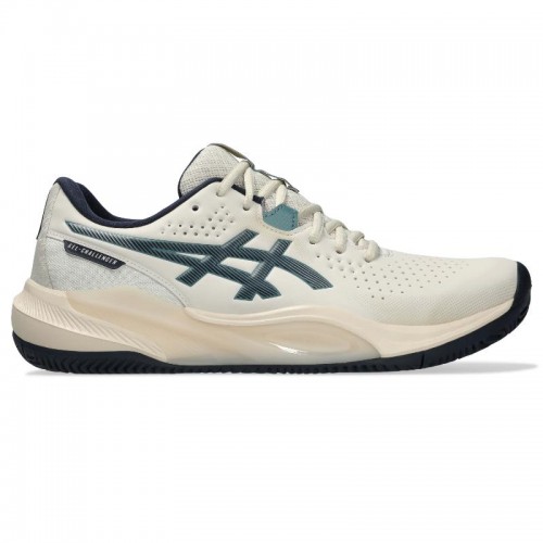 Tênis Asics Gel Challenger 15 Clay Bege Azul Escuro