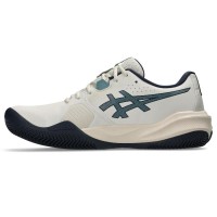 Tênis Asics Gel Challenger 15 Clay Bege Azul Escuro