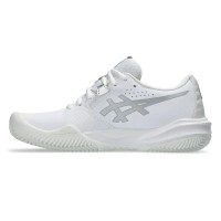 Asics Gel Challenger 15 Clay White Silver Women''s Sneakers  Offer + Cheap