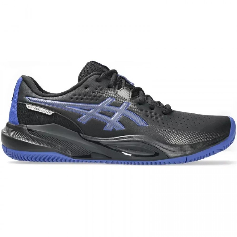 Zapatillas Asics Gel Challenger 15 Clay Negro Azul Cobalto  Oferta + Barato