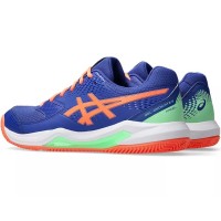 Asics Gel Dedicate 8 Padel Cobalt Blue Coral Sneakers  Offer + Cheap