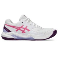 Zapatillas Asics Gel Dedicate 8 Padel Blanco Dragon Fruit Mujer  Oferta + Barato