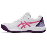 Zapatillas Asics Gel Dedicate 8 Padel Blanco Dragon Fruit Mujer  Oferta + Barato