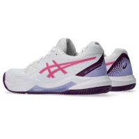 Zapatillas Asics Gel Dedicate 8 Padel Blanco Dragon Fruit Mujer  Oferta + Barato