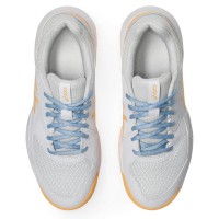 Zapatillas Asics Gel Dedicate 8 Padel Blanco Naranja Mujer  Oferta + Barato