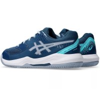 Tênis Asics Gel Dedicate 8 Padel GS Azul Mako Cinza Júnior  Oferta + Barato