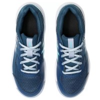 Tênis Asics Gel Dedicate 8 Padel GS Azul Mako Cinza Júnior  Oferta + Barato