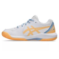 Zapatillas Asics Gel Dedicate 8 Padel GS Blanco Naranja Junior  Oferta + Barato