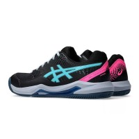 Asics Gel Dedicate 8 Padel Black Aqua Sneakers  Offer + Cheap