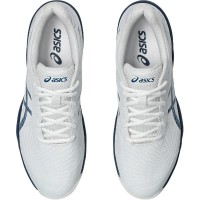 Sapatilhas Asics Gel Game 9 Clay Branco Azul Mako  Oferta + Barato