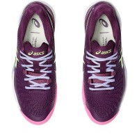 Zapatillas Asics Gel Resolution 9 Padel Malva Intenso Lima Mujer  Oferta + Barato