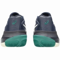 Zapatillas Asics Gel Resolution X Clay Azul Medianoche Crema  Oferta + Barato