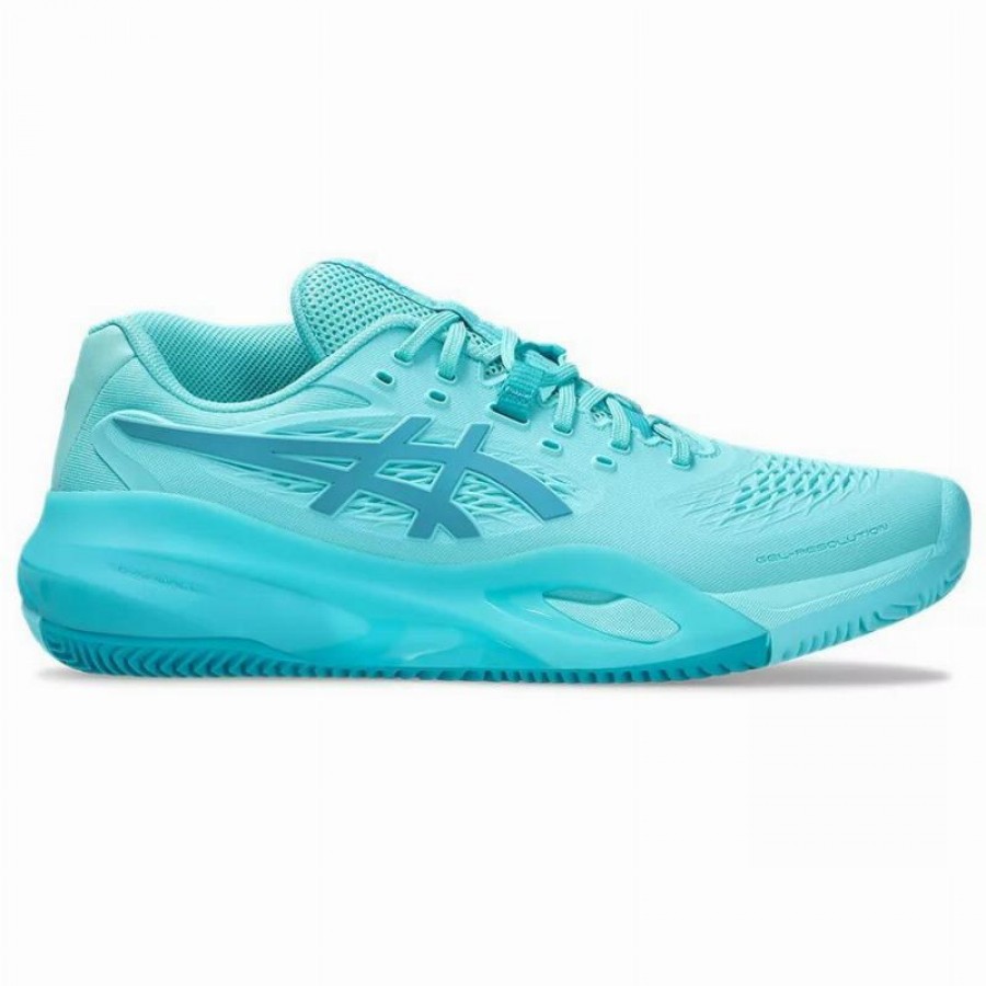 Zapatillas Asics Gel Resolution X Clay Azul Menta  Oferta + Barato