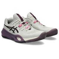 Tênis femininos Asics Gel Resolution X Clay Bege Granada Escura