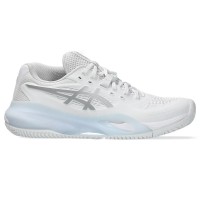 Asics Gel Resolution X Clay White Silver Women''s Sneakers  Offer + Cheap