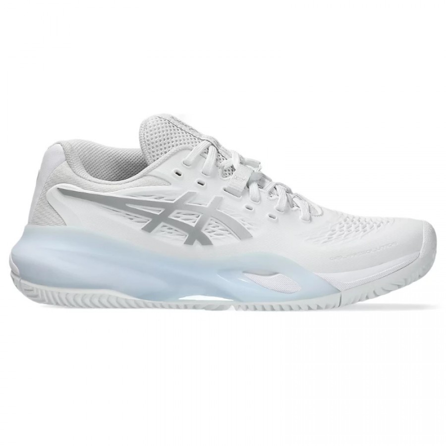 Asics Gel Resolution X Clay White Silver Women''s Sneakers  Offer + Cheap