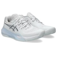 Asics Gel Resolution X Clay White Silver Women''s Sneakers  Offer + Cheap