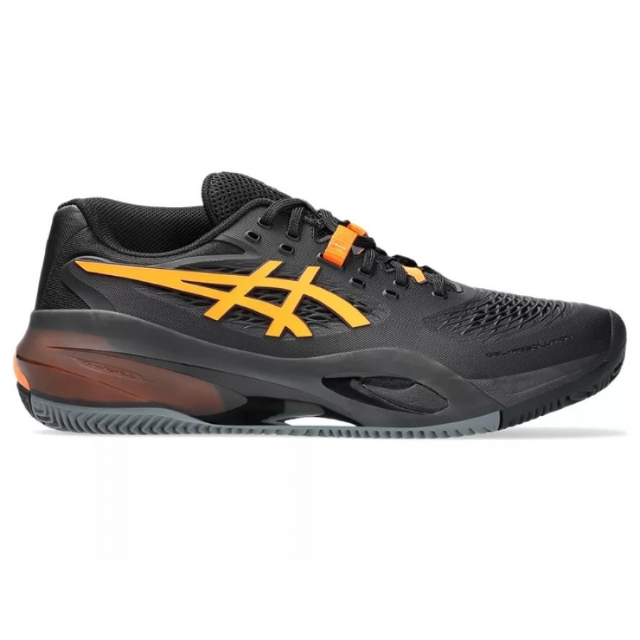 Tênis Asics Gel Resolution X Clay Preto Laranja  Oferta + Barato