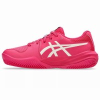 Asics Gel Resolution X Clay GS Scarpe da ginnastica junior crema rosa brillante  Offerta + Economico