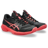 Asics Solution Speed FF 4 Clay Black Red Women''s Sneakers