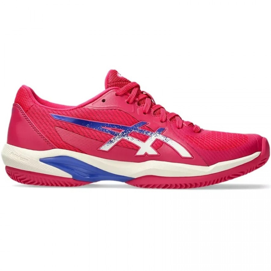 Asics Solution Swift FF 2 Clay Pink Cobalt Blue Women''s Sneakers  Offer + Cheap