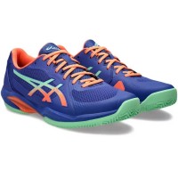 Zapatillas Asics Solution Swift FF 2 Padel Azul Cobalto Verde  Oferta + Barato