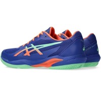 Zapatillas Asics Solution Swift FF 2 Padel Azul Cobalto Verde  Oferta + Barato