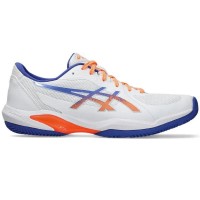 Zapatillas Asics Solution Swift FF 2 Padel Blanco Azul Cobalto  Oferta + Barato