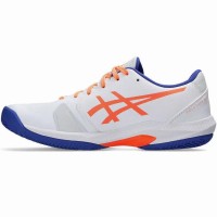 Zapatillas Asics Solution Swift FF 2 Padel Blanco Azul Cobalto  Oferta + Barato