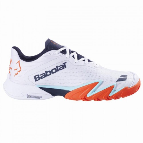 Babolat Juan Lebron Jet Premura 3 baskets blanches orange