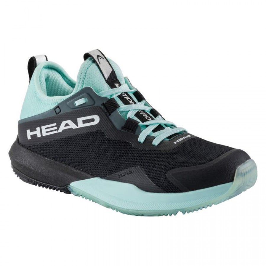 Chaussures Femme Head Motion Pro Padel Black Aqua  Offre - Pas cher