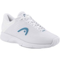 Zapatillas Head Revolt Pro 4.5 Clay Blanco Azul Mujer  Oferta + Barato