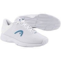Zapatillas Head Revolt Pro 4.5 Clay Blanco Azul Mujer  Oferta + Barato