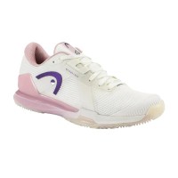 Zapatillas Head Sprint Pro 4.0 Padel Blanco Rosa Mujer