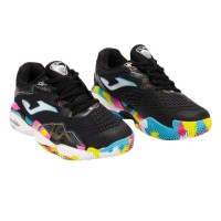 Joma Smash 2591 Noir Baskets Multicolores  Offre - Pas cher